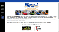 Desktop Screenshot of boost-performance.com